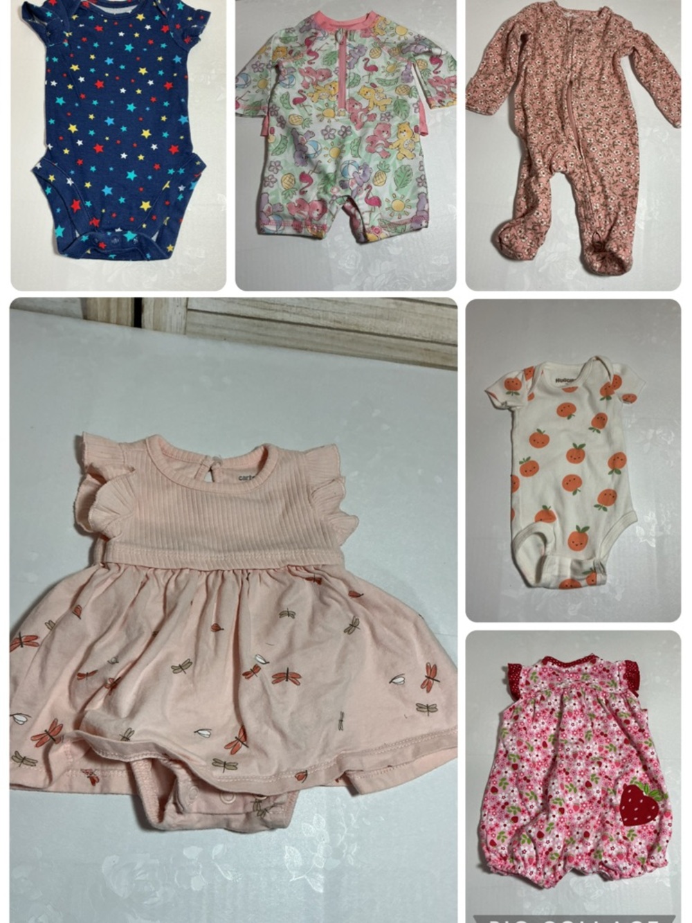 Baby girl lot size 0-3 months